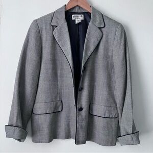 Pendleton Vintage Wool Rayon Silk Blazer Suit Jacket Traditional Profess…